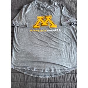 Champion Minnesota Golden Gophers Grey Logo Shirt Men's XL